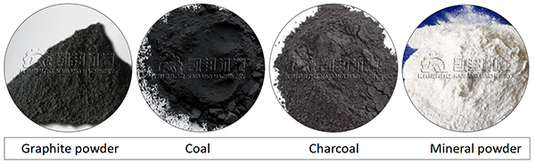 charcoal extruder raw material