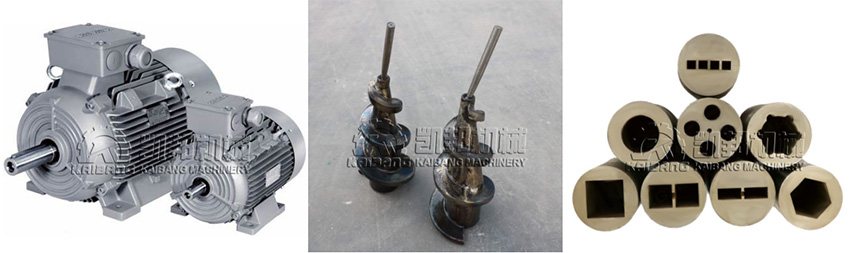 charcoal extruder mould