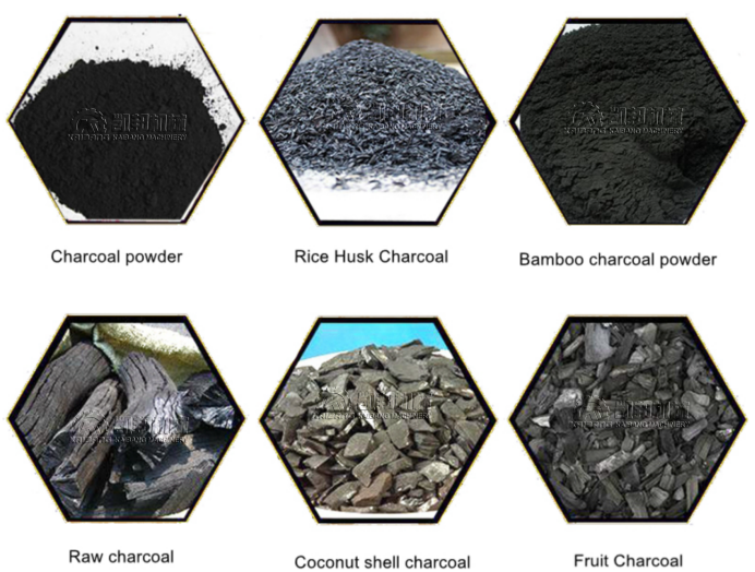 Honeycomb Charcoal Briquettes Machine Applicable Raw Materials: Coal Powder, rice husk charcoal, bamboo charcoal powder, raw charcoal, coconut shell charcoal, fruit charcoal