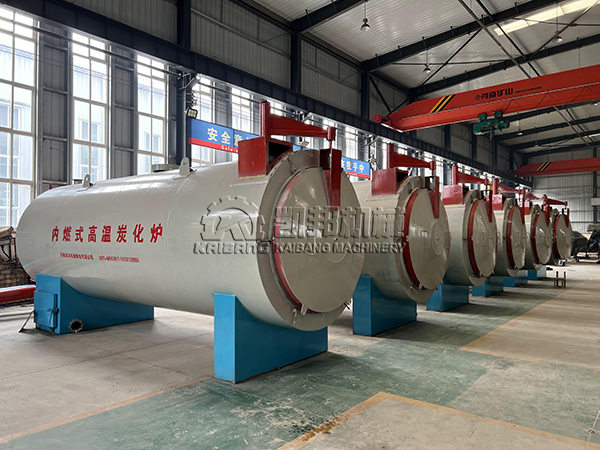 Horizontal carbonization furnace