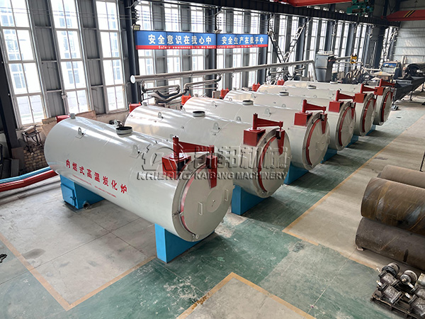 Horizontal carbonization furnace