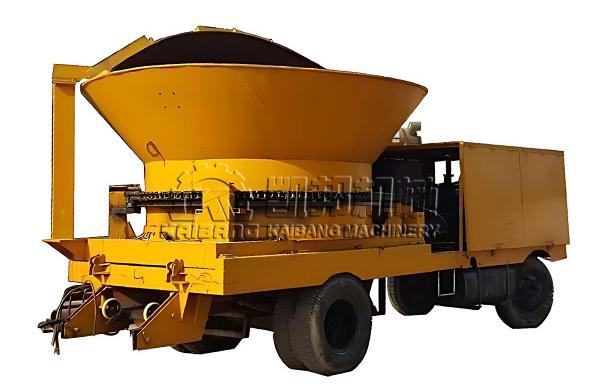 Disc type tree root crusher machine