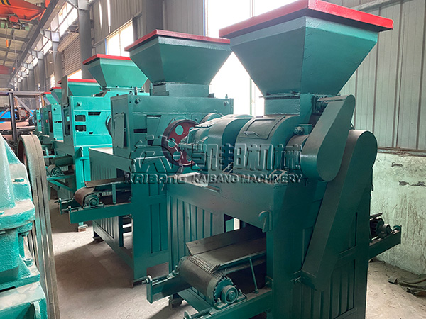 Charcoal briguettes making machine